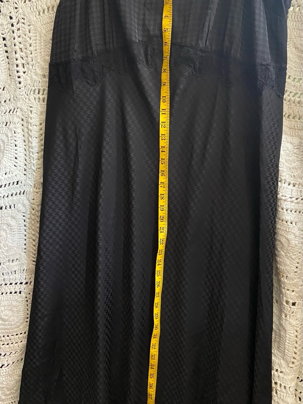 Torrid Black Jacquard Lace Trim Maxi Cami Dress NWT 3X - Picture 2 of 14